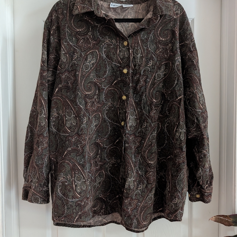 Paisley Button Down Shirt